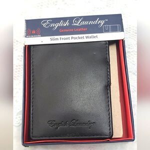 English Laundry Money Clip Wallet New
